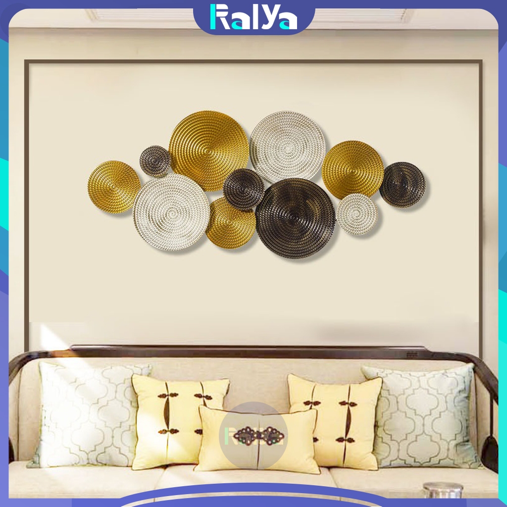 WALL DECOR CIRCLE WallDecor Hiasan Dinding Dekorasi Dinding Bulat mewah ringan dekorasi dinding