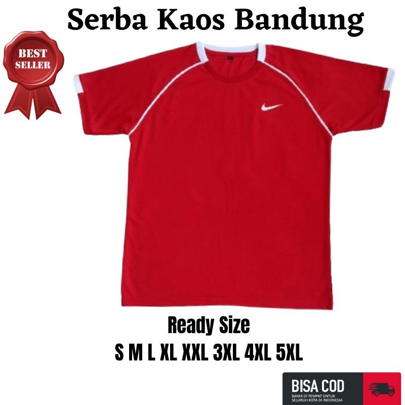 Jersey Jersy Baju Kaos Atasan Olahraga Tim Team Badminton Bulutangkis Tennis Sepak Bola Voli Volley 