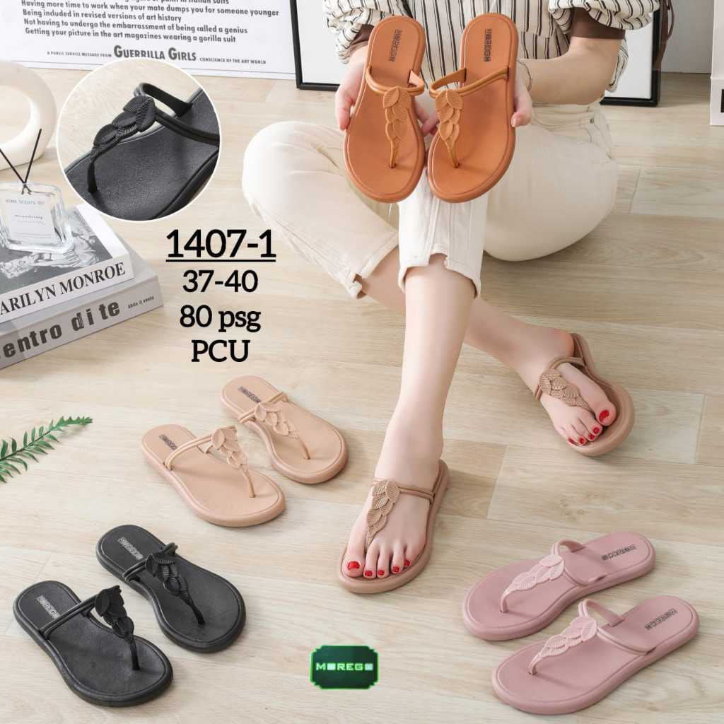 Sandal Trepes Tali Daun Morego 1407