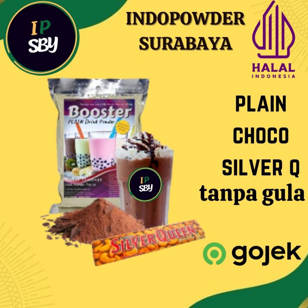 

IDPSBY | PLAIN Bubuk Minuman CHOCO SILVERQ 1KG | POWDER SILVERQ INDOPOWDER BOOSTER TANPA GULA