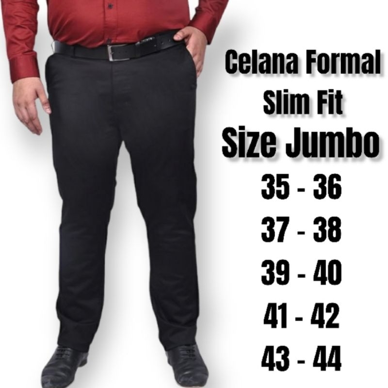 CELANA PANJANG FORMAL PRIA DEWASA JUMBO