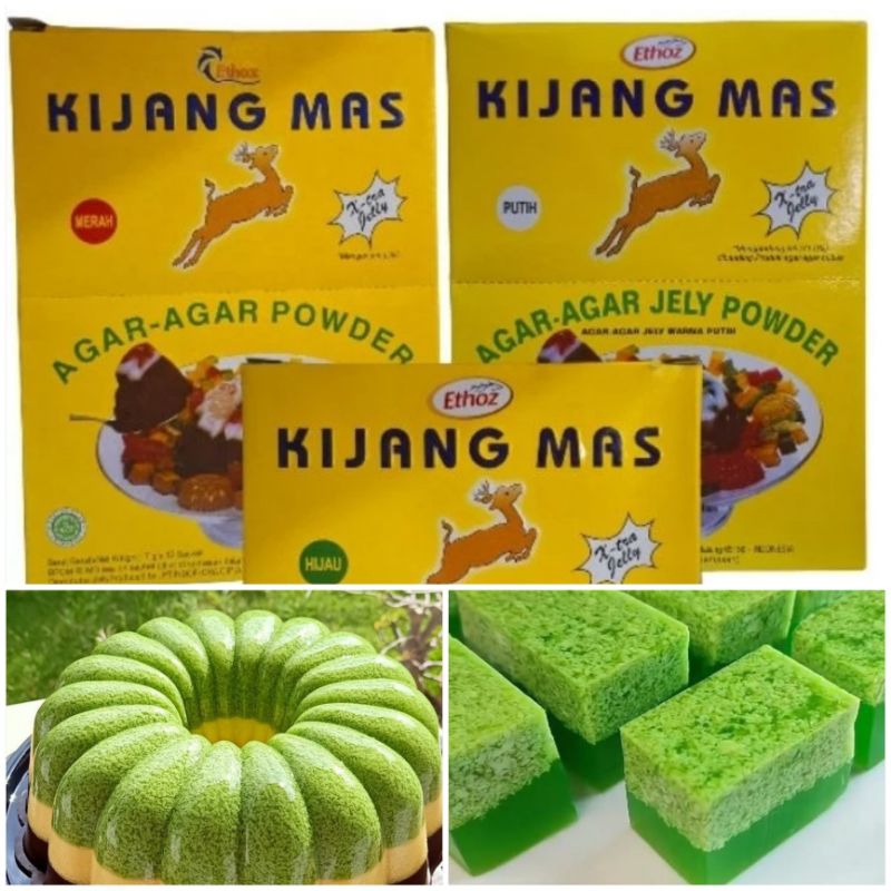 

Kijang Mas serbuk agar-agar powder agar Hijau