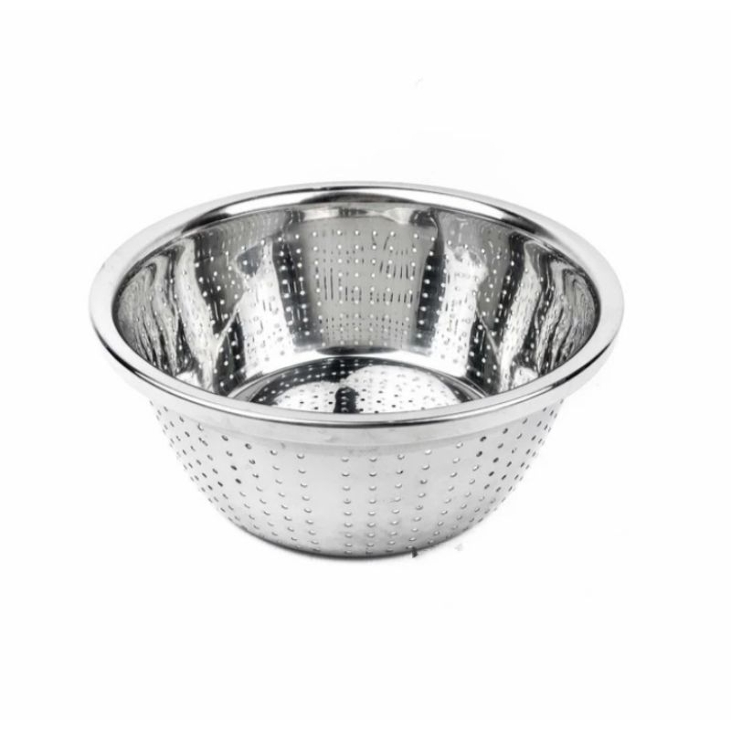 Baskom Lubang Saringan Stainless • Baskom Peniris Serbaguna