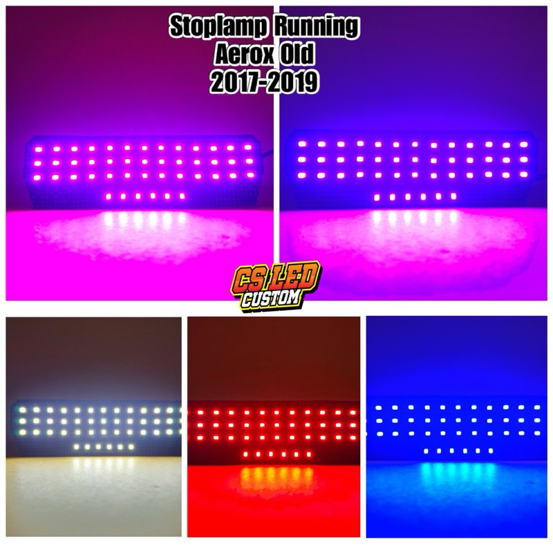 Stoplamp Running Aerox Old / Aerox Lama 155 2017-2019 11 mode free soket led strip / kotak