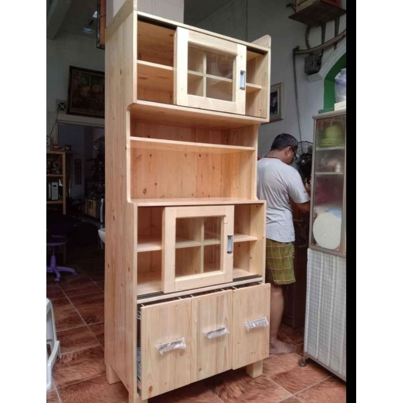 lemari dapur kayu jati belanda