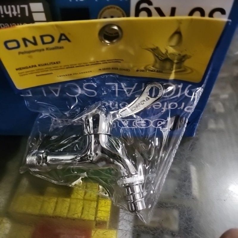 Kran Air Stainless Onda 1/2"