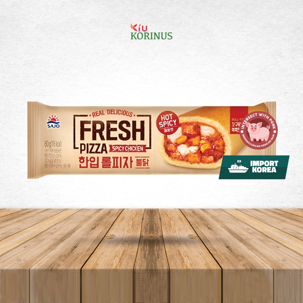 

K- Roll Pizza Hot Spicy Chicken/Pizza Gulung Rasa Saus Ayam Pedas 80gr.