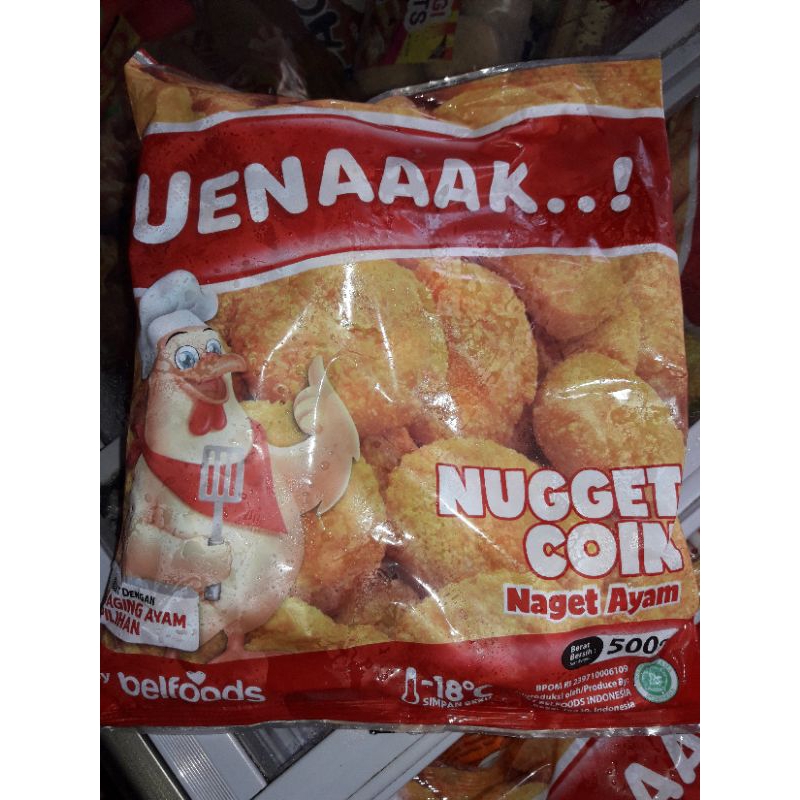 

nugget coin belfoods 500 gram