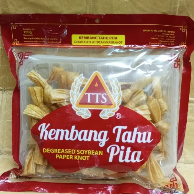 

KEMBANG TAHU PITA DEGREASED SOYBEAN PAPER KNOT TTS 150GR