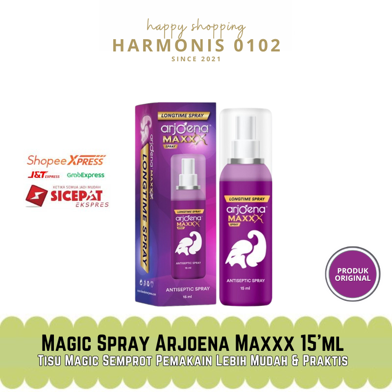 Arjoena Maxxx Spray - Magic Spray Original Super Power 15ml Obat Kuat Pria Tahan Lama Original