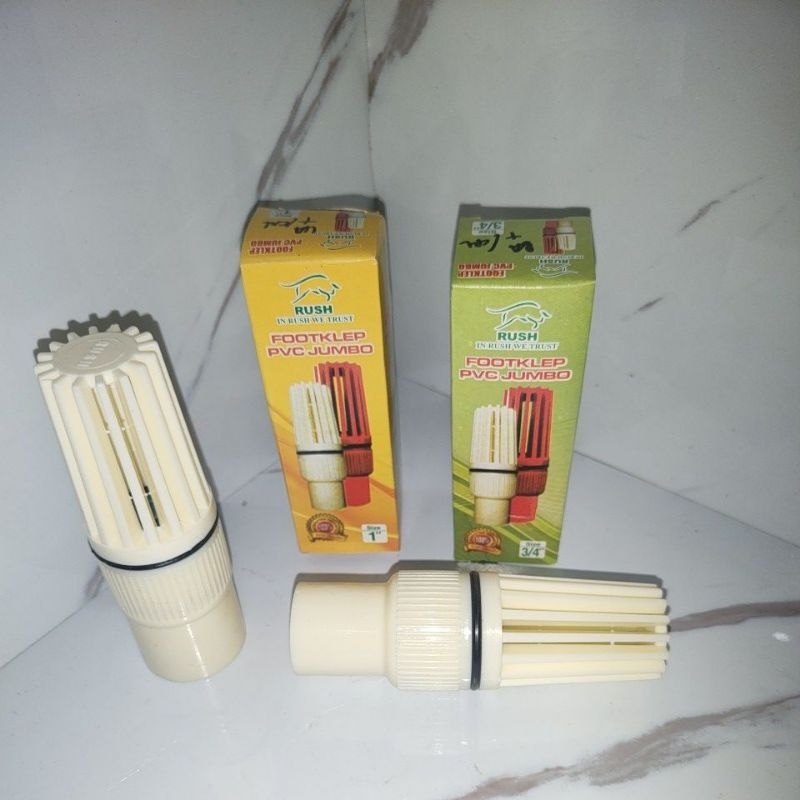 Rush klep kaki model jantung pompa air sumur
