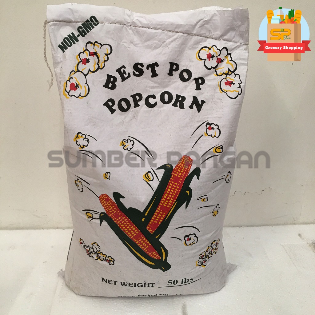 

JAGUNG POPCORN BEST POP /popcorn Jagung mentah Biji " @22,68KG (50LBS)