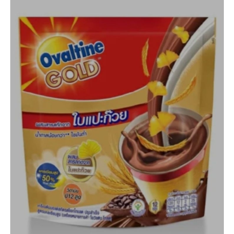 

Ovaltine Thailand 3in1 Gold ( satu bungkus isi 12 sachet )