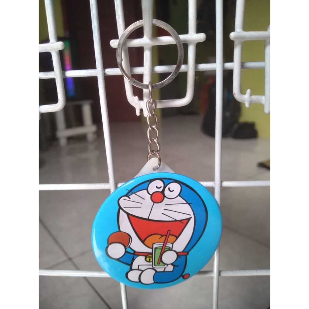 GANTUNGAN KUNCI DORAEMON 58 MM | DORAEMON MAKAN DORAYAKI