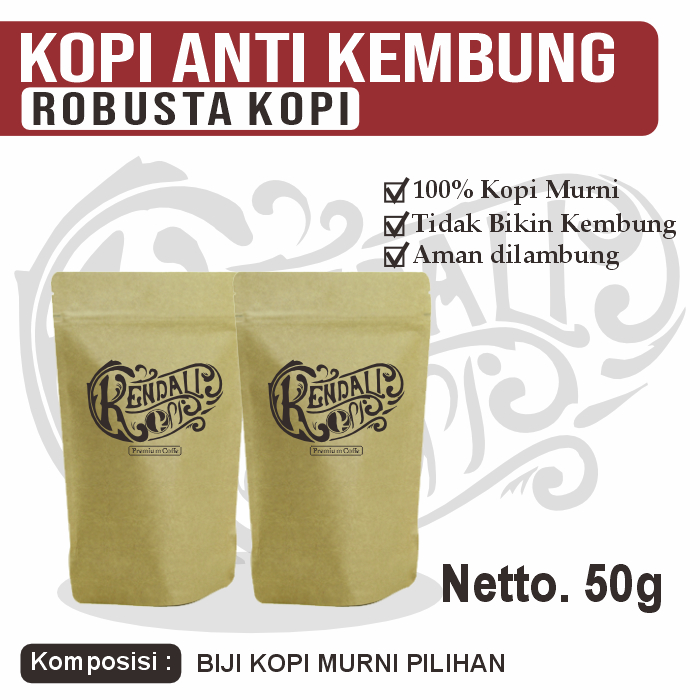 

Kopi Anti Kembung/Kopi Robusta 50gram