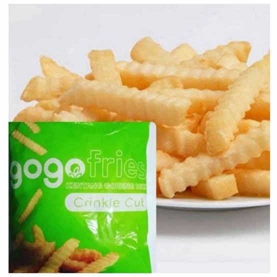 

KENTANG GOGO FRIES CRINCKLE CUT 1KG