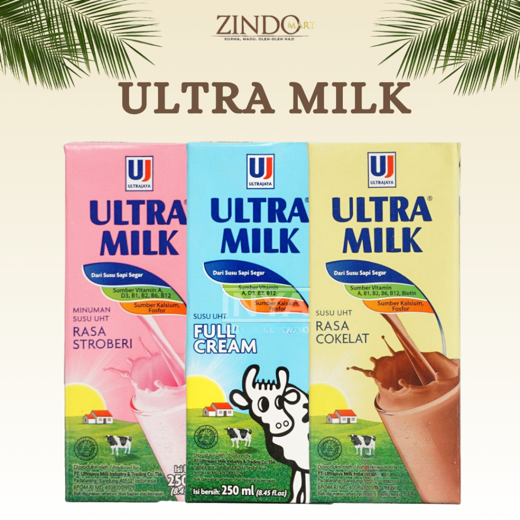 

ULTRA MILK SUSU UHT VARIAN / SUSU KEMASAN 250ML DAN 200ML / MILK DRINK