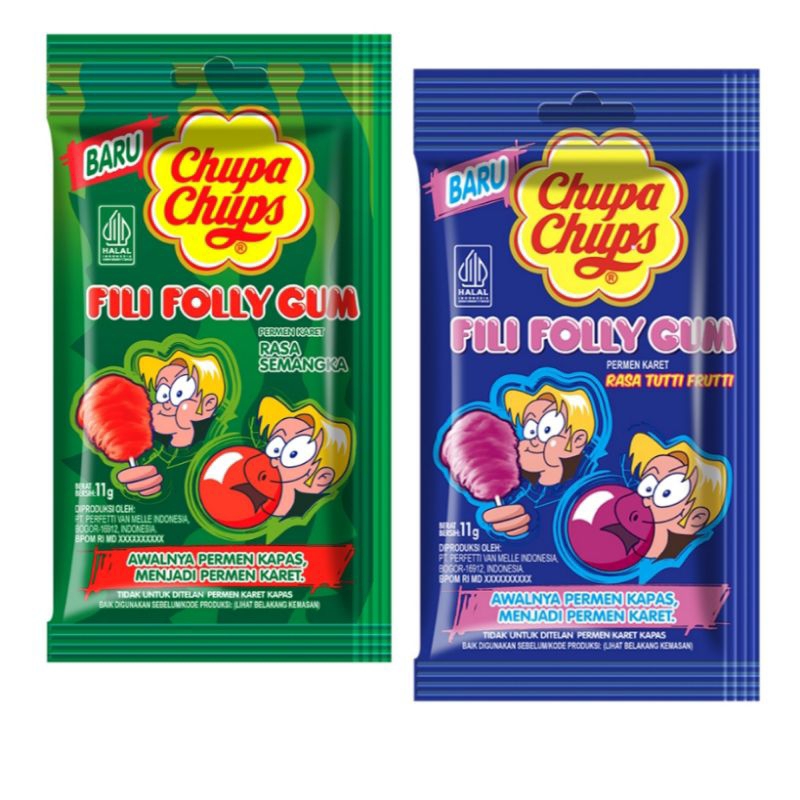 

Chupa Chups Big Babol Filifolly Gum Permen Karet Tutti Frutti semangka