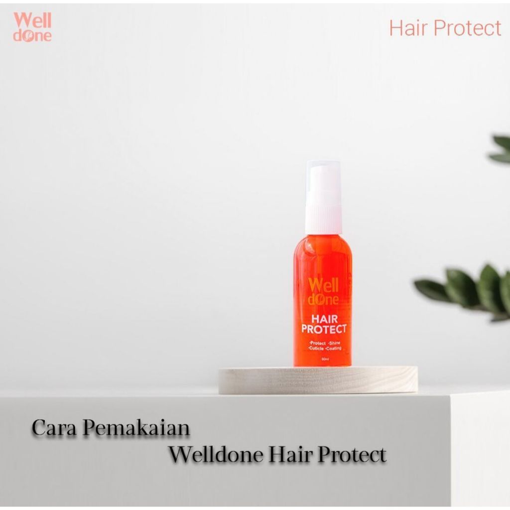 Welldone Power Hair Protect Kemasan 60ML - Vitamin Rambut Welldone