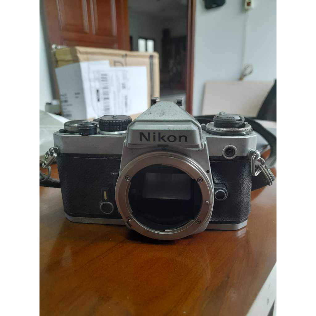 nikon fm silver body only - not nikon fm2 fe
