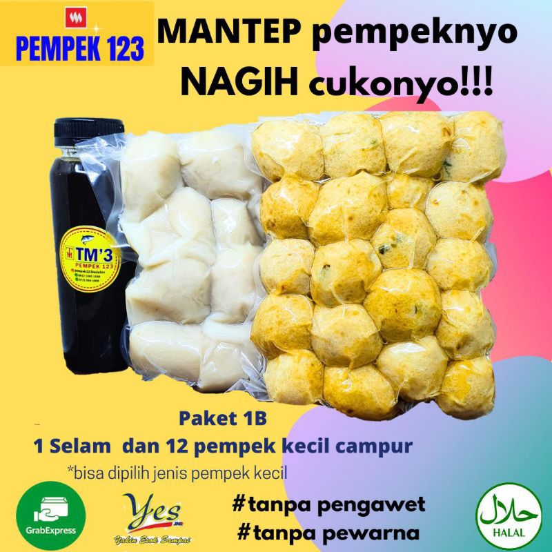 

Pempek Lampung Empek Palembang Asli Frozen 123 Premium Paket 1B Vakum/Beku