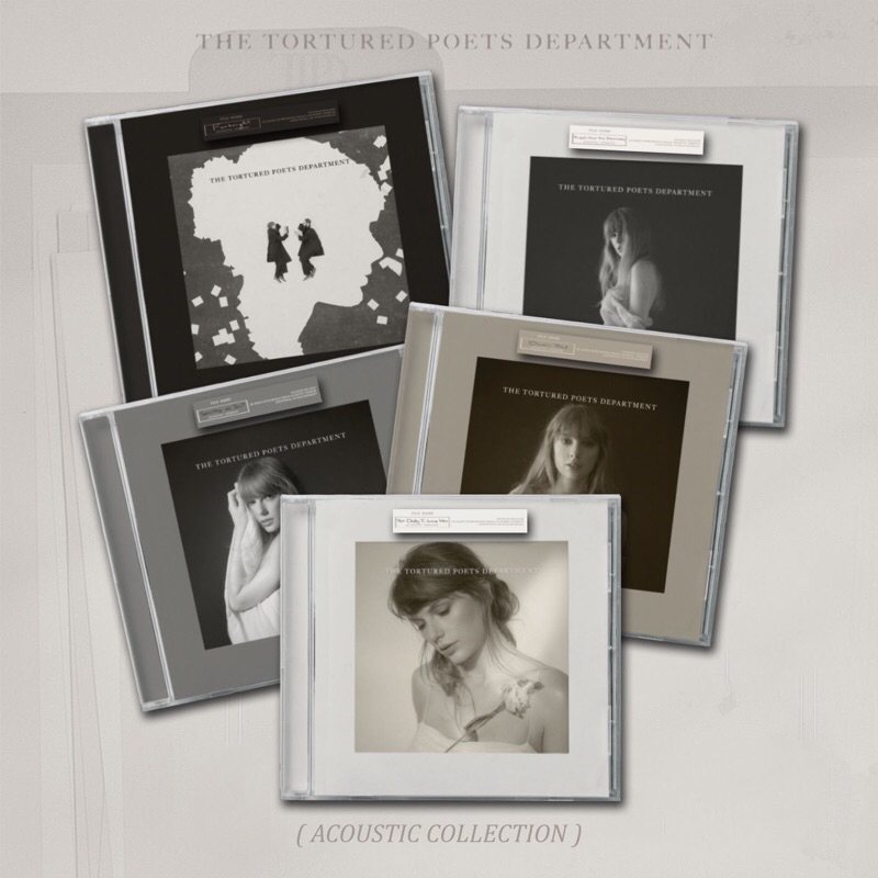 CD TAYLOR SWIFT - THE TORTURED POETS DEPARTMENT ACOUSTIC COLLECTION ALBUM CD . TAYLOR SWIFT CD , TAY