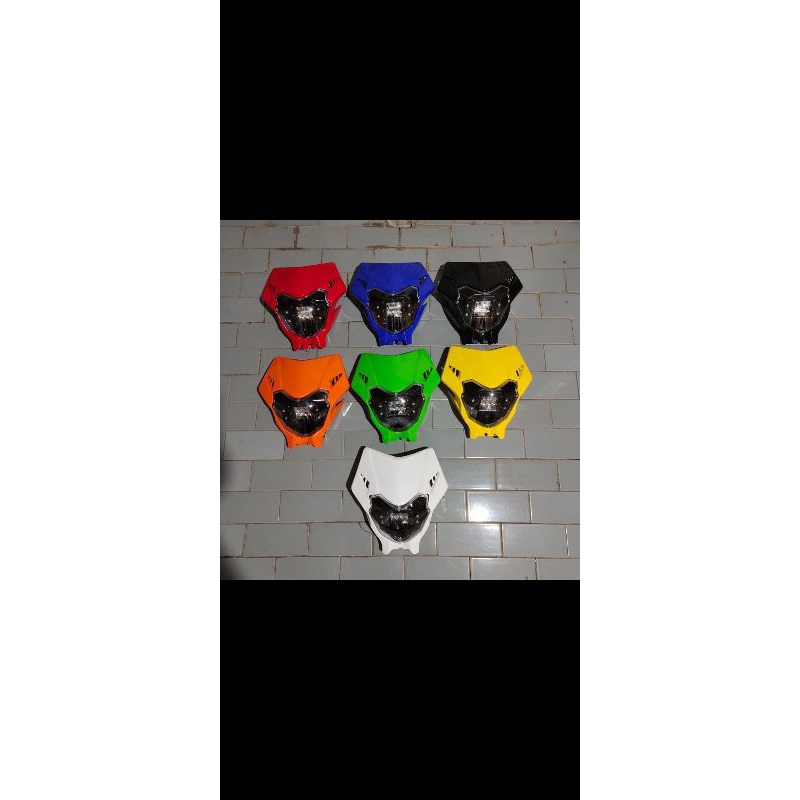 LAMPU DEPAN CRF150 L 8/12LED HEADLAMP CRF 150 L BATOK LAMPU CRF150 L 8/12 LEd