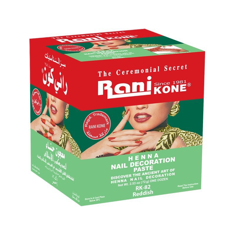 RANI HENNA KONE KUTEK BOX MERAH 6gram [1box isi 12]