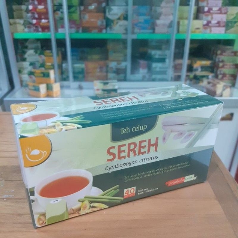 

Wedang Sereh Teh Celup serai Isi 20 Kantong Mengontrol Tekanan Darah