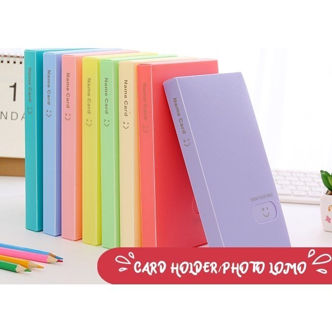 

TEMPAT ALBUM FOTO CARD / NAME CARD HOLDER / PHOTO / LOMO / CARD 120SLOT