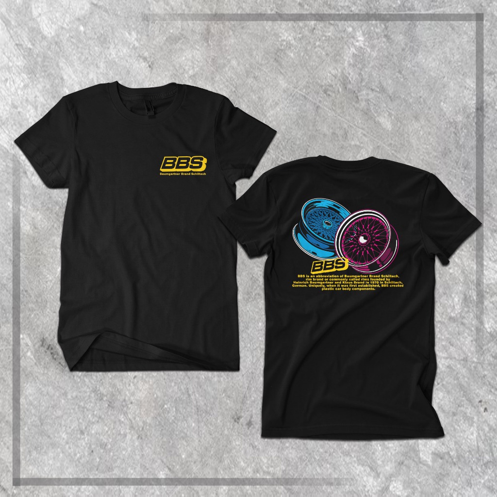 SCRIBBLE - KAOS RACING VELG BBS KAOS OTOMOTIF BBS WHEELS KAOS VELG MOBIL