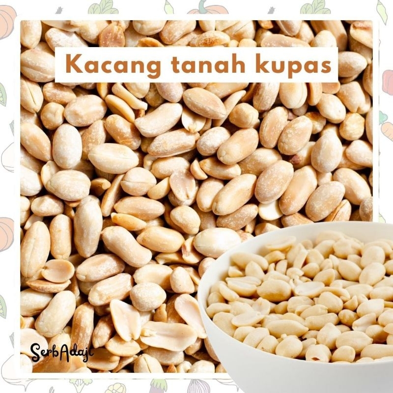 

Kacang tanah kupas 100% asli termurah kualitas terbaik