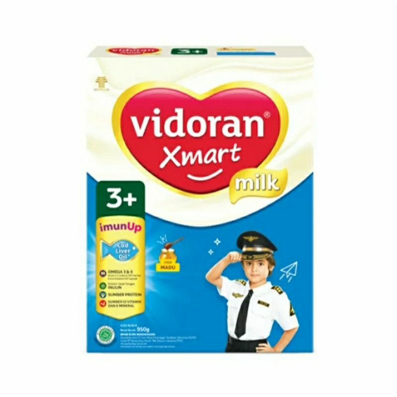 vidoran xmart 3+ rasa vanila dan madu 950gr