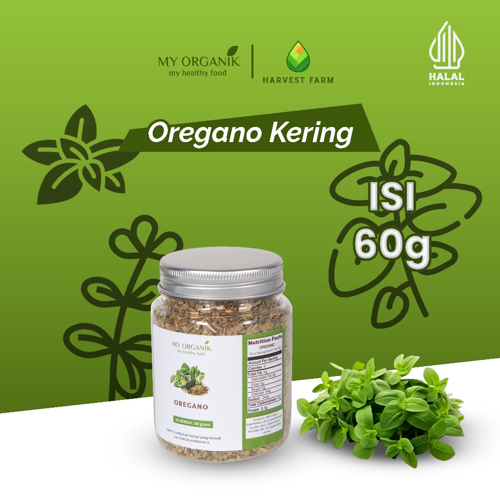 

My Organik Oregano Dried Oregano Kering 60gram