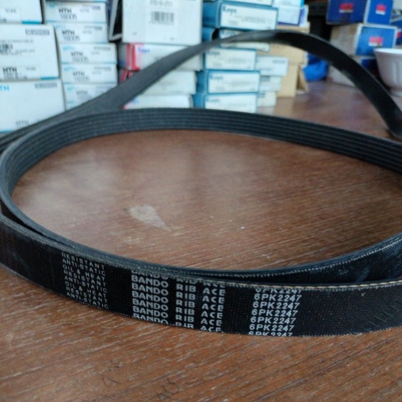 V BELT FAN BELT TALI KIPAS BANDO 6PK2247 6PK 2247