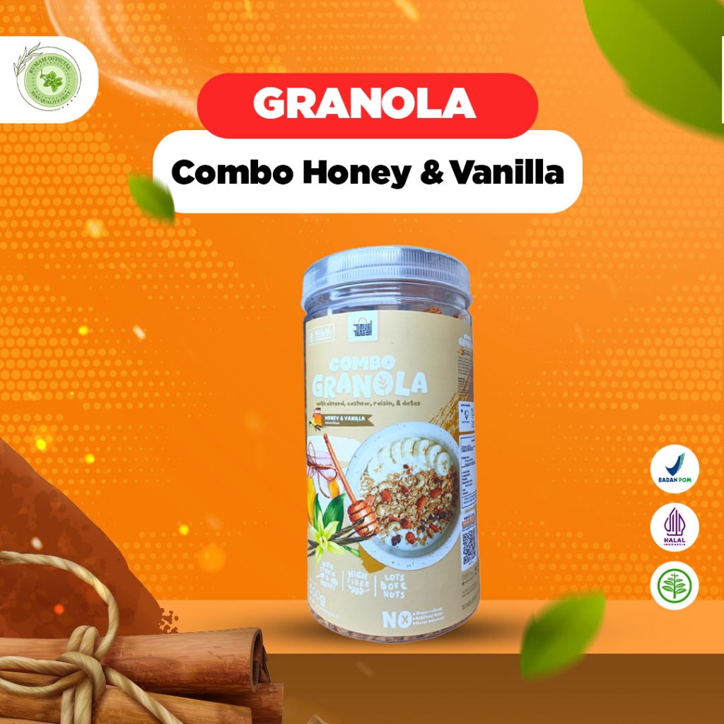 

TIMUR TENGAH 500gram dan 250gram - Combo Granola Honey & Vanilla