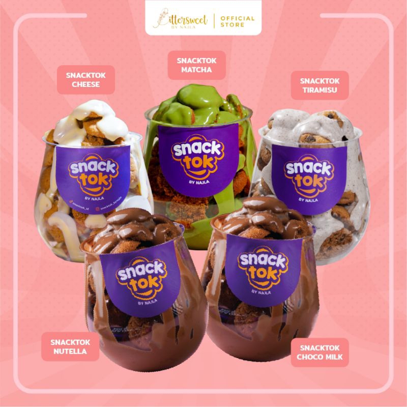 

SNACKTOK FULL COOKIES Bittersweet by Najla