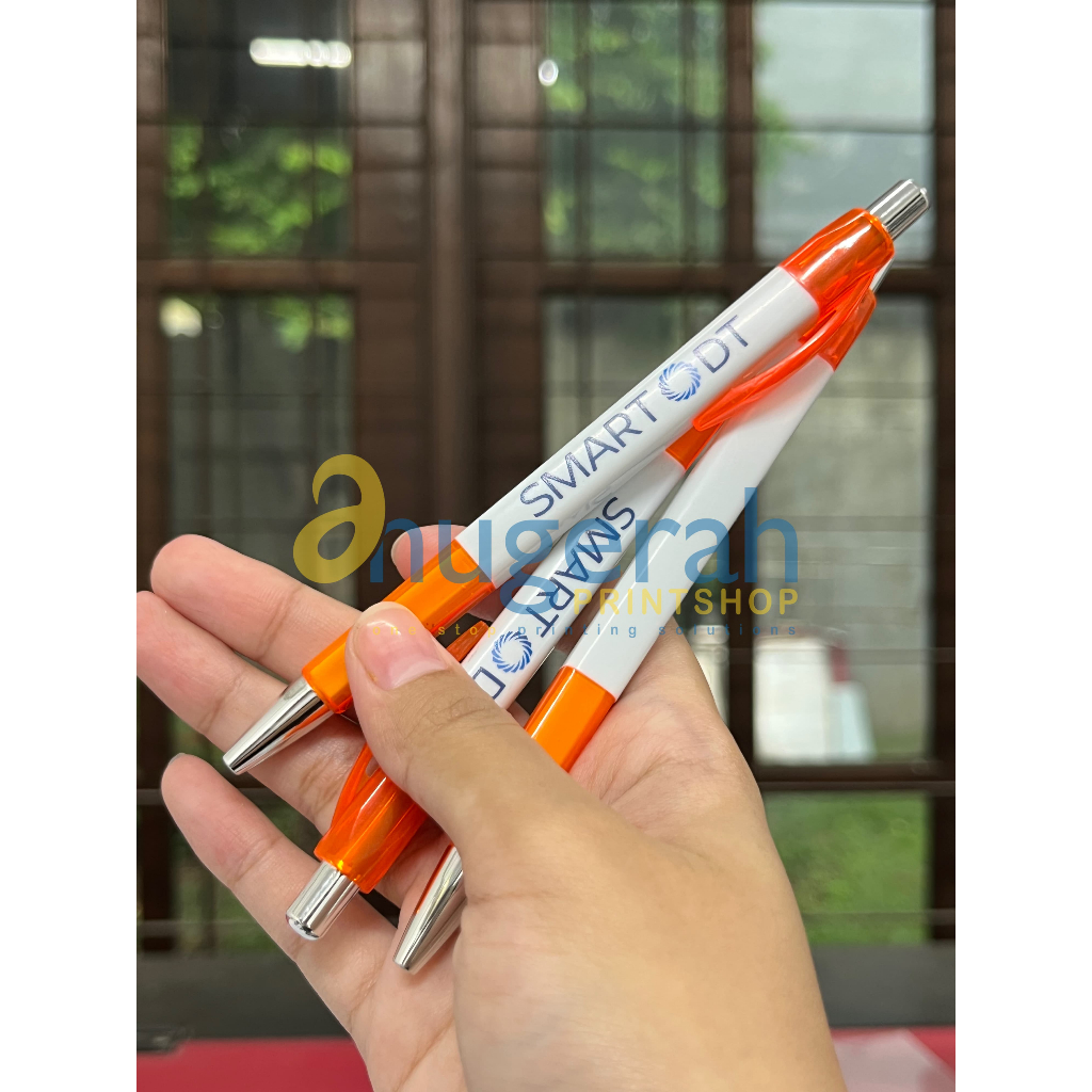 Cetak Pulpen UV Print - Pulpen  Kotak Souvenir - Pulpen Pena Promosi Custom Logo