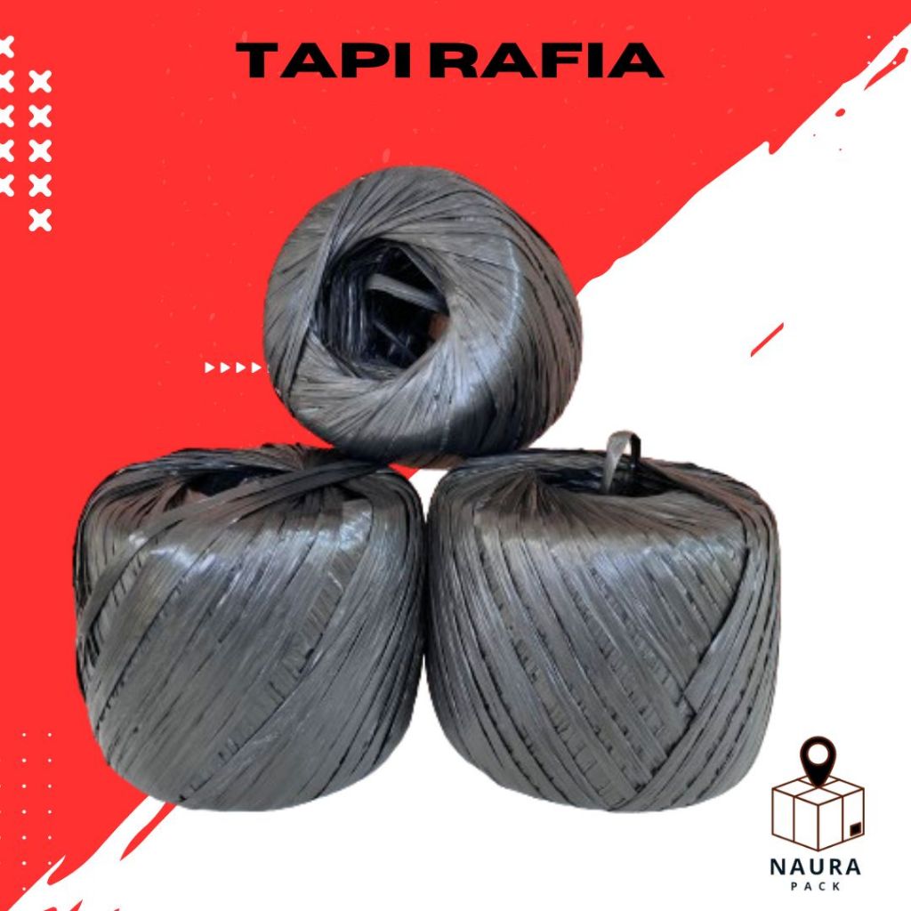 

Tari Rafia Tali Plastik Hitam Tali hitam B 03