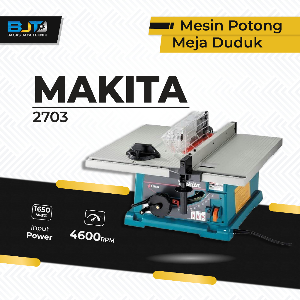 Mesin Potong Meja Duduk 8 Inch MAKITA Table Saw 2703