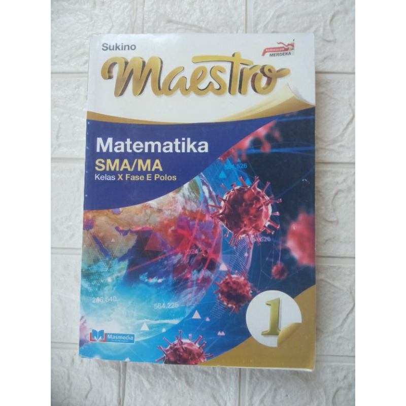 maestro matematika SMA/MA kelas 10 fase E polos kurikulum merdeka
