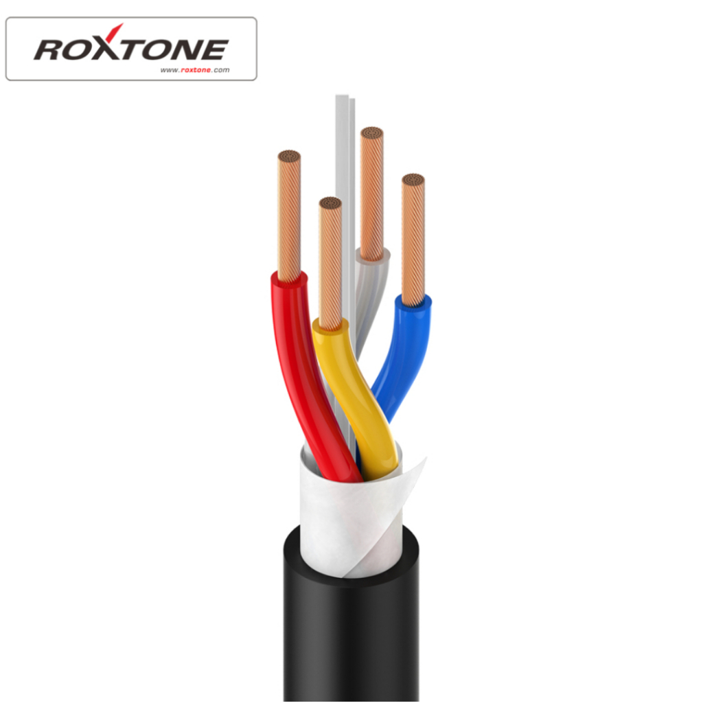 Kabel Speaker isi 4 Original Roxtone SC040C/D, Kabel Instalasi Original Roxtone