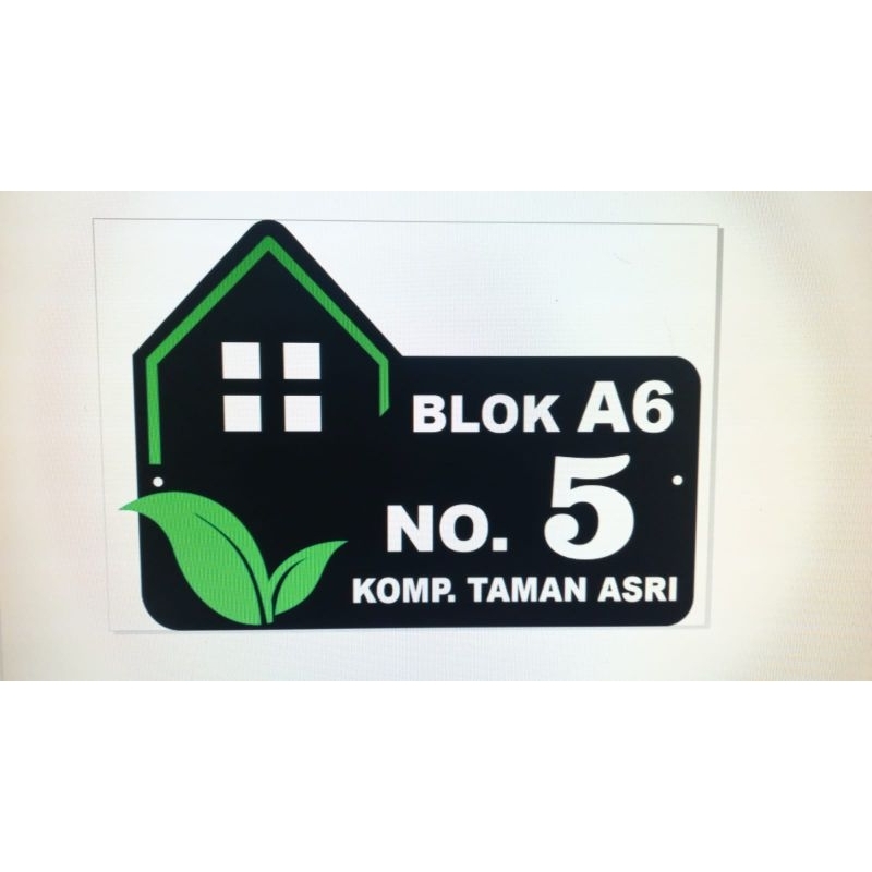 Nomor Rumah| Nomer Rumah akrilik custom