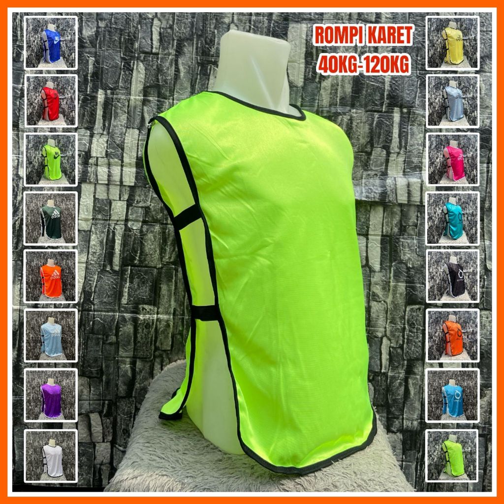 Rompi Bola Ortus Karet  Rompi Futsal Remaja Dewasa Polos Karet