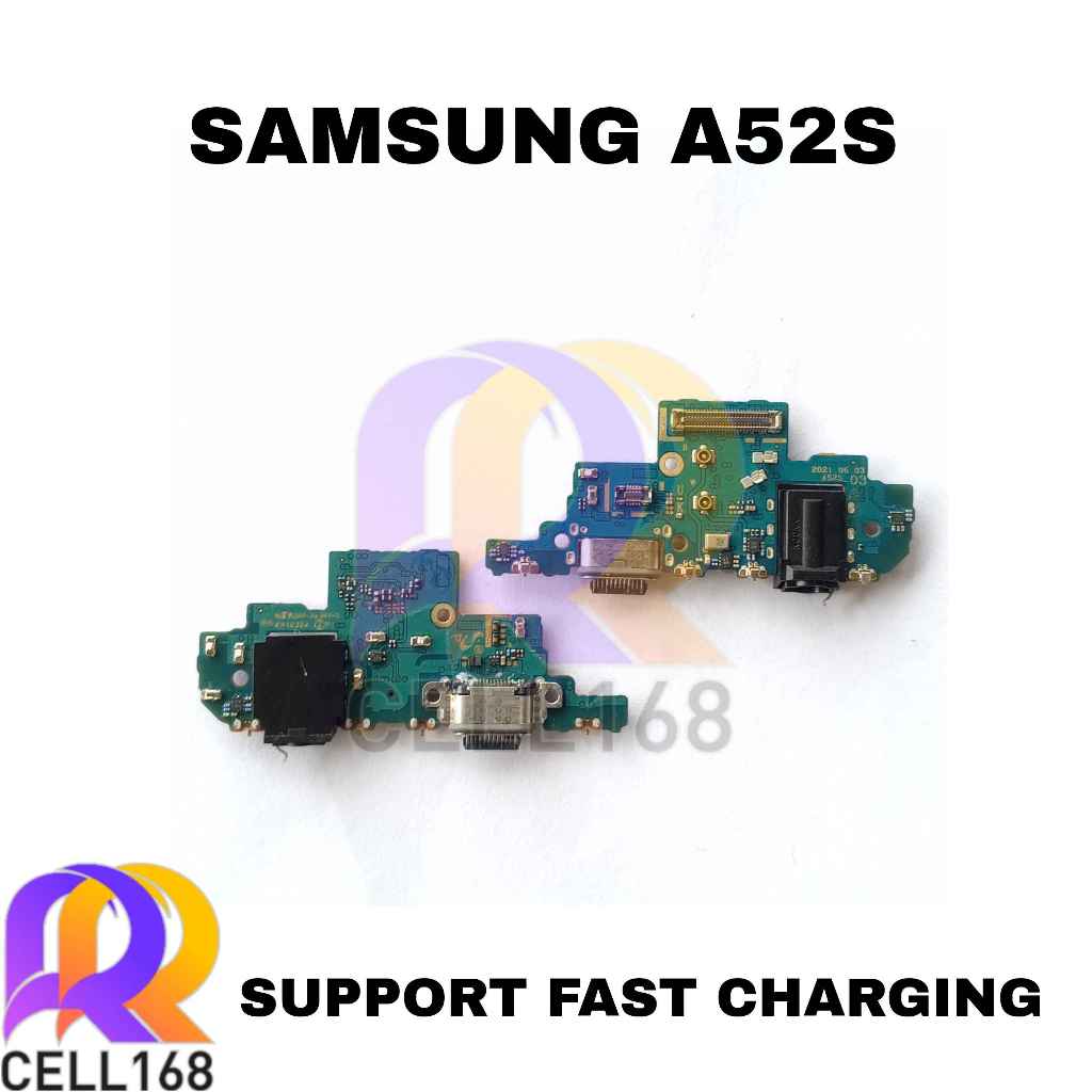 FLEXIBLE KONEKTOR CHARGER SAMSUNG A52S A526 5G PCB BOARD CAS MIC ORIGINAL