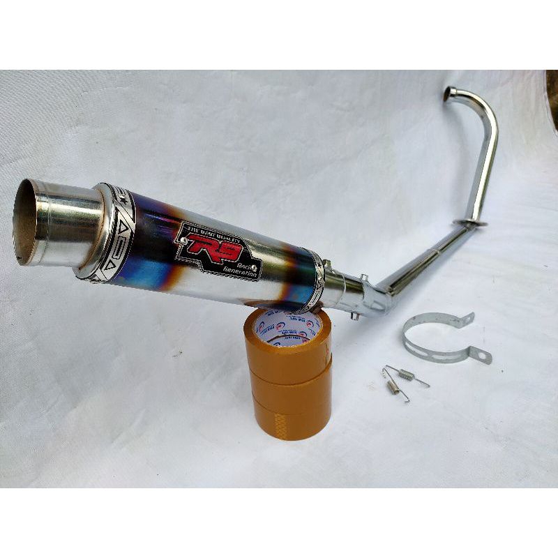 Knalpot Racing R9 bluemoom mughello Knalpot R9 Vixion old dan Vixion new