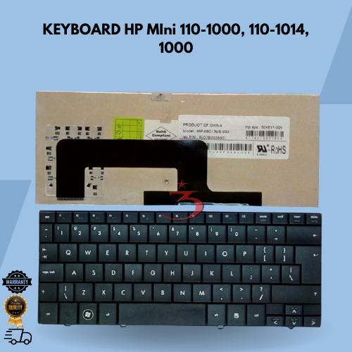 Keyboard HP Mini 700 730 731 733 735 Black