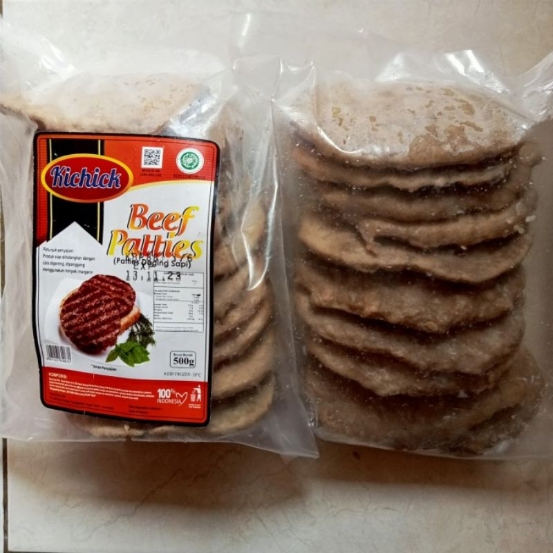 

Kichick Beef Patties 500gr isi 10pcs