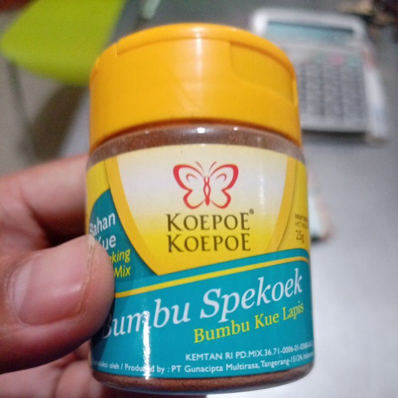 

Bumbu Spekoek "kupu - kupu" 25 gram