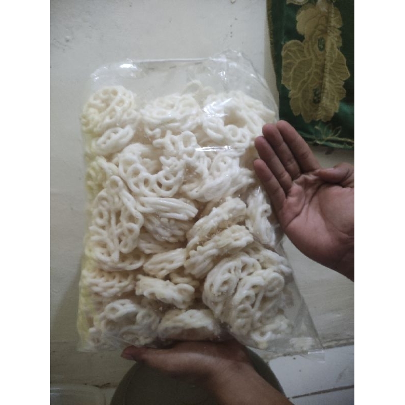 

Kerupuk Rafael Mawar Putih 500gram